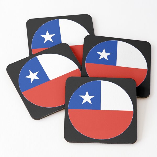Item preview, Round Chile Flag Icon | Circular Chilean Flag Button Element designed and sold by NTGUILTY.