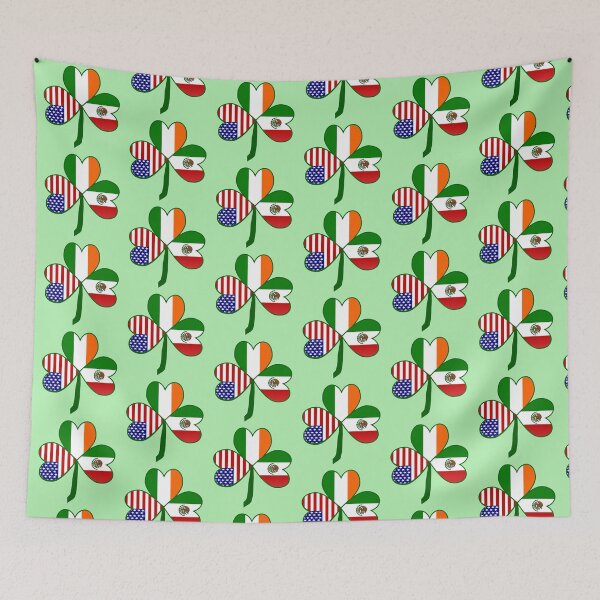 Item preview, Mexican Irish American Shamrock designed and sold by AuntieShoe.