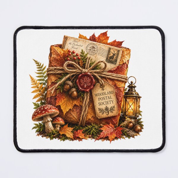 Item preview, Autumn Mail Bundle Woodland Postal Society designed and sold by Mosslume Studio.
