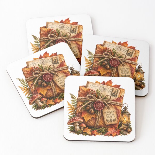 Item preview, Autumn Mail Bundle Woodland Postal Society designed and sold by Mosslume Studio.