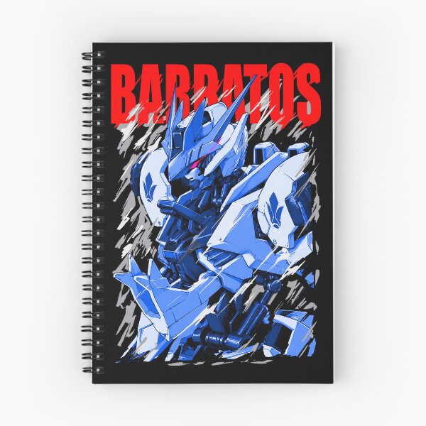 Item preview, black white blue frame Barbatos lupus rex Gundam tekkadan vector illustration designed and sold by sabartgunpla.