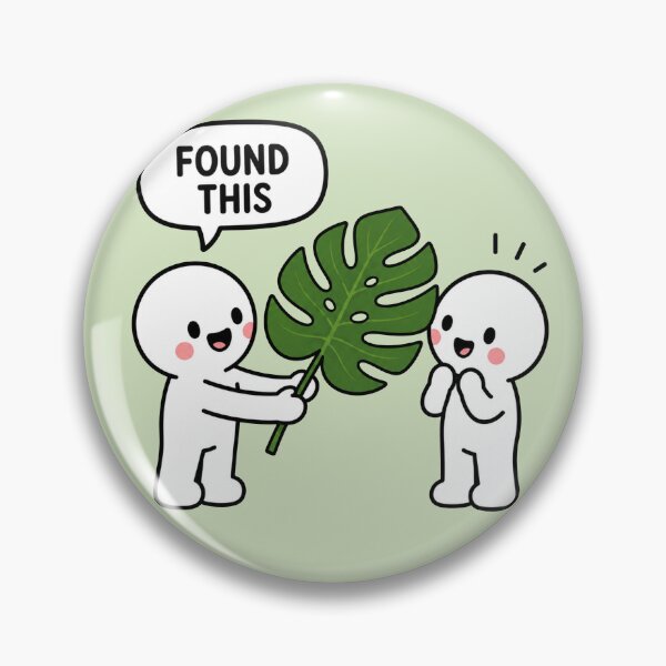 Item preview, Found This Monstera Leaf Meme designed and sold by MonkiFlipp.