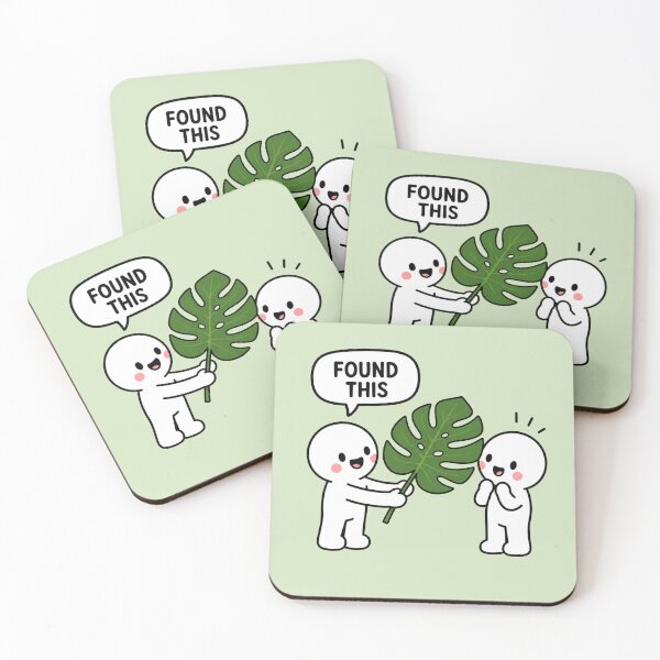 Item preview, Found This Monstera Leaf Meme designed and sold by MonkiFlipp.