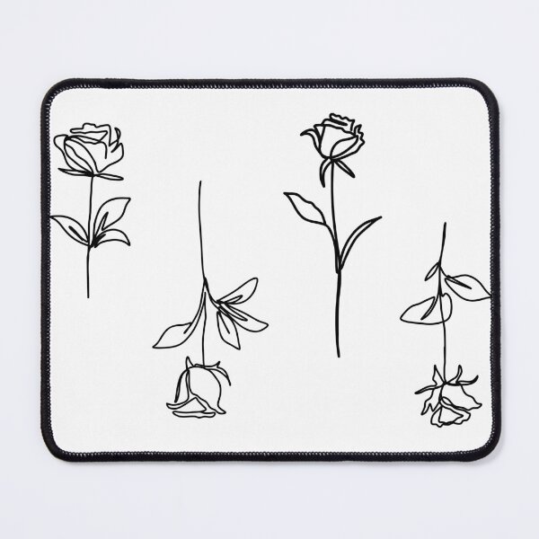 Item preview, Minimalist Rose Line Art Botanical Illustration designed and sold by M.lodhi.