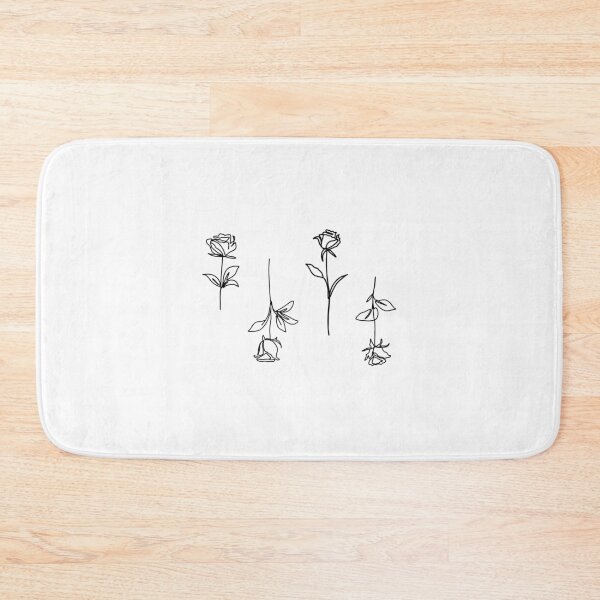 Item preview, Minimalist Rose Line Art Botanical Illustration designed and sold by Modest-Threads.