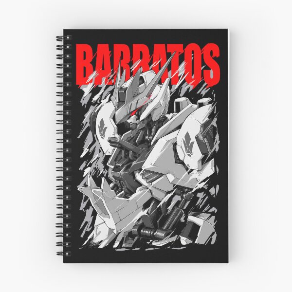 Item preview, black white frame Barbatos lupus rex Gundam tekkadan vector illustration designed and sold by sabartgunpla.
