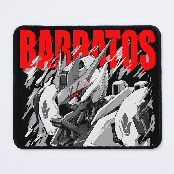Item preview, black white frame Barbatos lupus rex Gundam tekkadan vector illustration designed and sold by sabartgunpla.