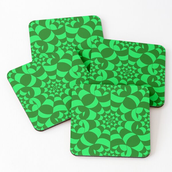 Item preview, Mesmerising Web -  Green Spider Web Halloween Pattern  designed and sold by BlackthornDsign.