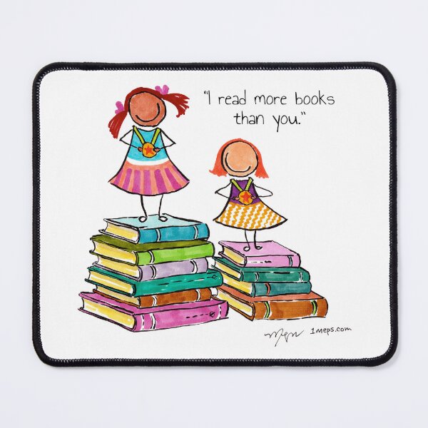 Item preview, "I read more books than you" designed and sold by 1meps.