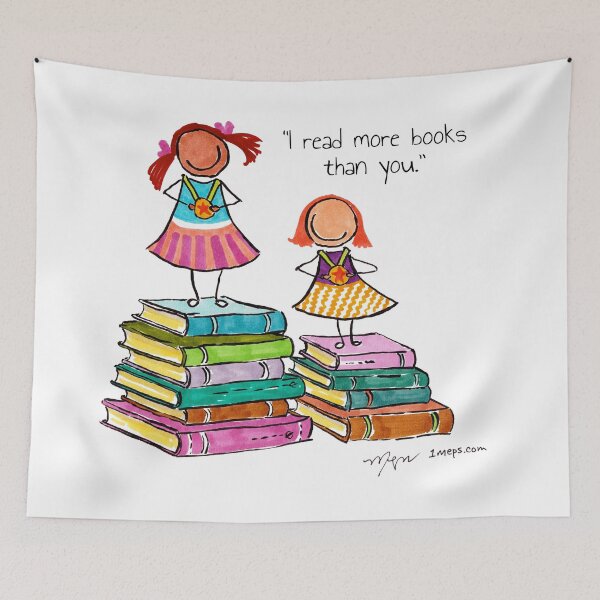 Item preview, "I read more books than you" designed and sold by 1meps.