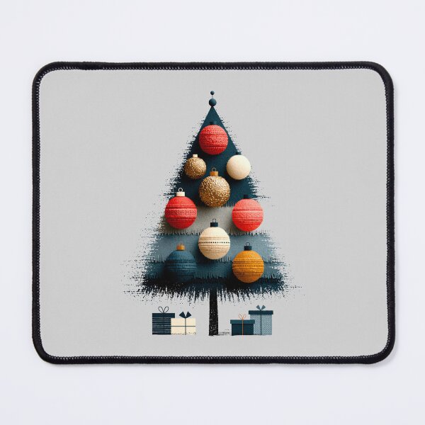 Item preview, Textured Modern Minimalist Christmas Tree Art designed and sold by colorful-white.