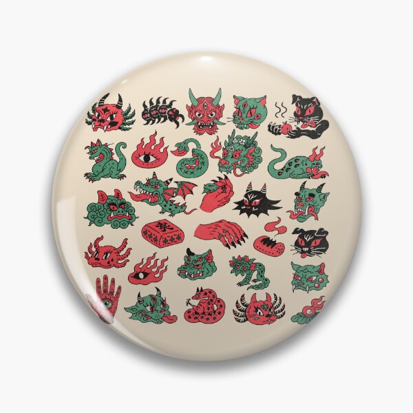 Item preview, Mythical Folk Yokai Demons Flash Sheet designed and sold by EdvvinStudios.