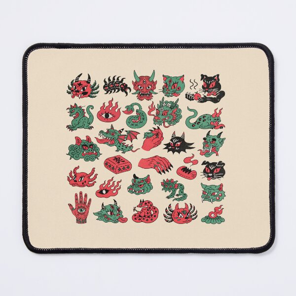Item preview, Mythical Folk Yokai Demons Flash Sheet designed and sold by EdvvinStudios.