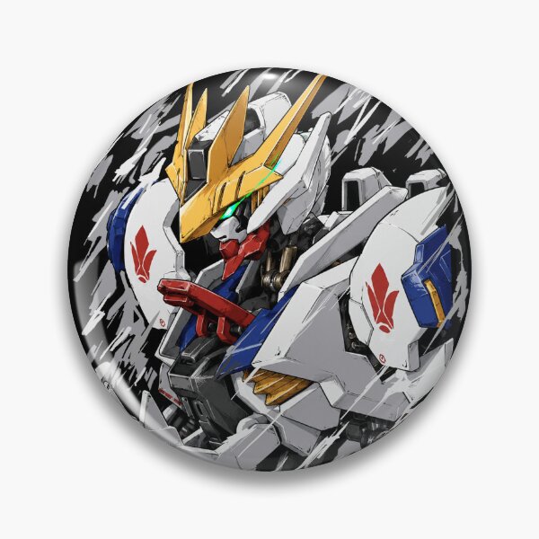 Item preview, Barbatos lupus rex Gundam tekkadan vector illustration digital freehand draw designed and sold by sabartgunpla.