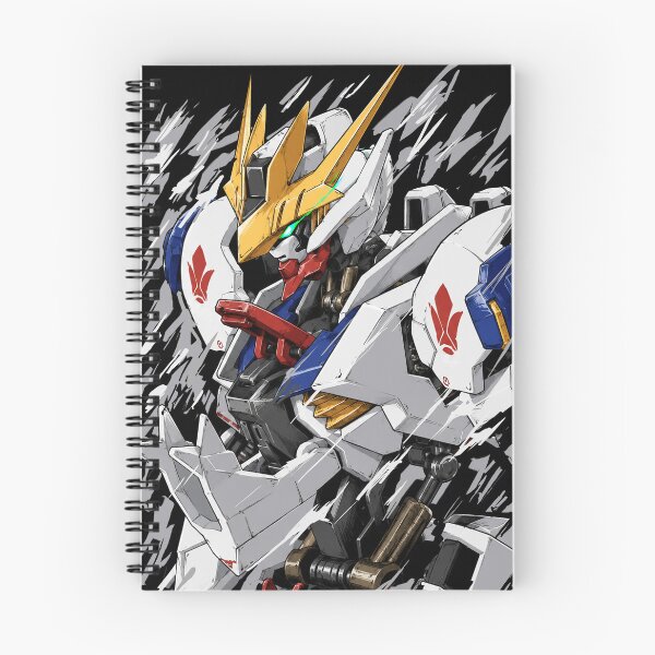 Item preview, Barbatos lupus rex Gundam tekkadan vector illustration digital freehand draw designed and sold by sabartgunpla.