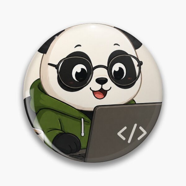 Item preview, Funny Panda Programmer Coding Joke | Cute Developer Laptop Design designed and sold by Wear-Styles.