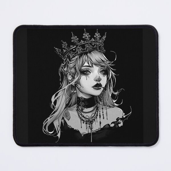 Item preview, Gothic Queen Crown Dark Fantasy Portrait designed and sold by inkoutninja.