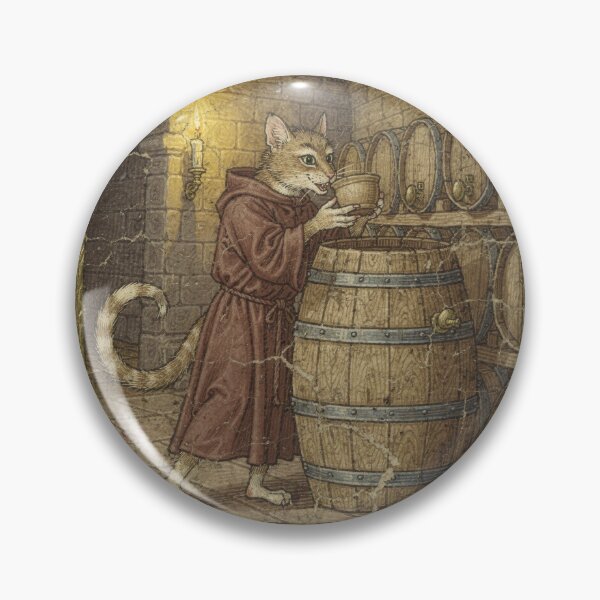 Artikelvorschau, Mittelalterliche Katzenkellermeisterin verkostet Wein (Manuskriptkunst) entworfen und verkauft von PictorialWhimsy.