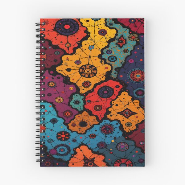 Item preview, Vibrant Galactic Patterns Intertwined with Colorful Circles and Intricate Line Art, Creating a Mesmerizing and Dynamic Abstract Landscape designed and sold by Matt_Smith.