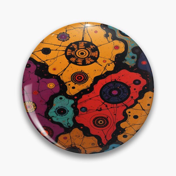 Item preview, Vibrant Galactic Patterns Intertwined with Colorful Circles and Intricate Line Art, Creating a Mesmerizing and Dynamic Abstract Landscape designed and sold by Matt_Smith.