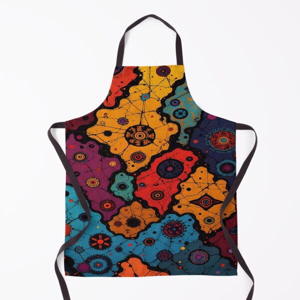 Item preview, Vibrant Galactic Patterns Intertwined with Colorful Circles and Intricate Line Art, Creating a Mesmerizing and Dynamic Abstract Landscape designed and sold by Matt_Smith.