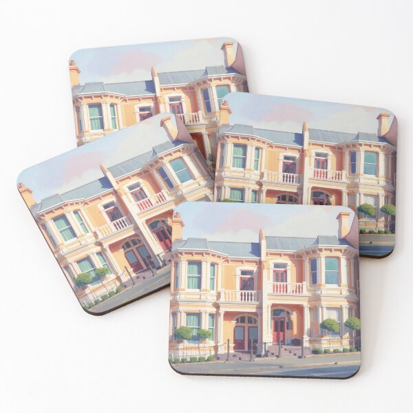 Item preview, Terraced houses on a hill in Dunedin NZ designed and sold by - Designspace -.