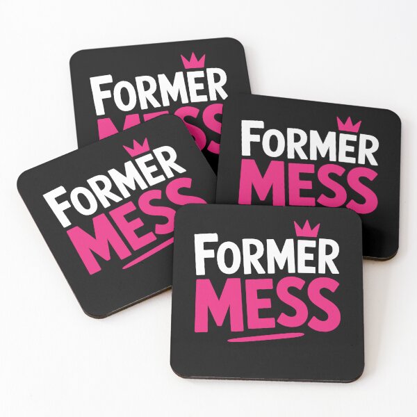 Item preview, Former Mess Funny Sarcastic Self Growth Gift designed and sold by Say It With Ink.