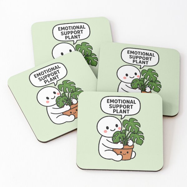 Item preview, Emotional Support Plant Funny Meme designed and sold by MonkiFlipp.