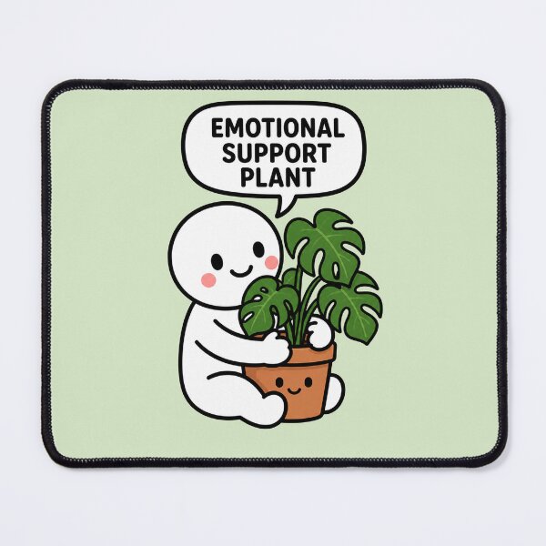 Item preview, Emotional Support Plant Funny Meme designed and sold by MonkiFlipp.