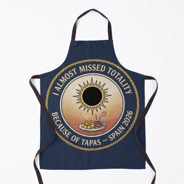 Item preview, I Almost Missed Totality Because of Tapas designed and sold by CalmCapy Co.