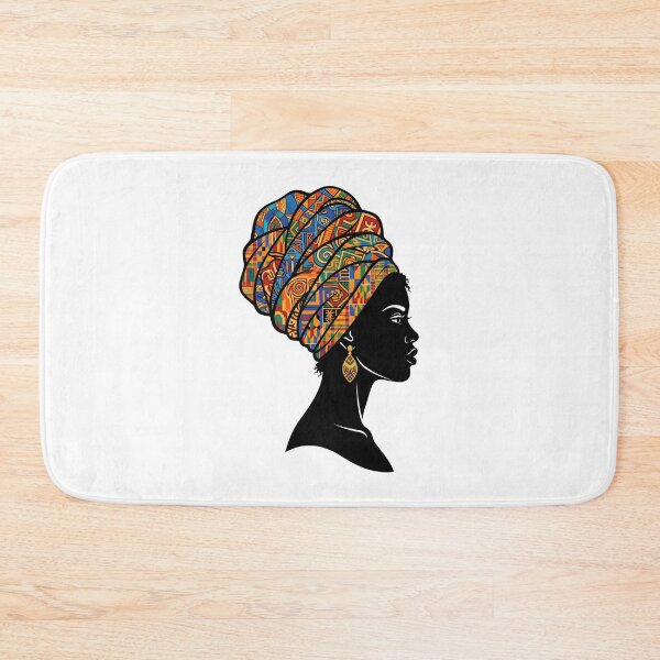 Item preview, African Woman Headwrap Geometric Pattern Cultural Heritage designed and sold by SplashTastic.