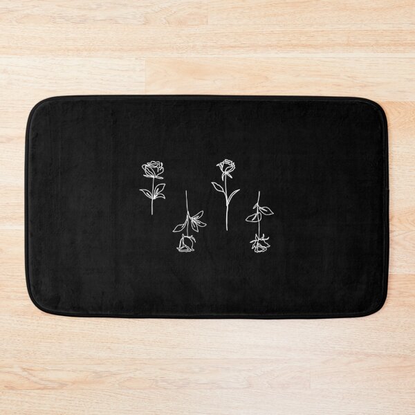 Item preview, White one line rose minimal simple flower designed and sold by M.lodhi.