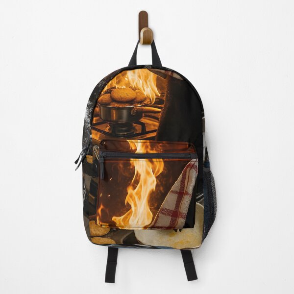 Item preview, Funny, chaotic dog baking in a burning kitchen designed and sold by Fotografin1981.