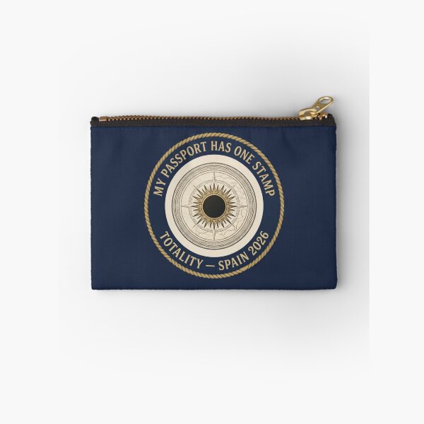 Item preview, Passport Has One Stamp Totality Eclipse Spain 2026 designed and sold by CalmCapy Co.
