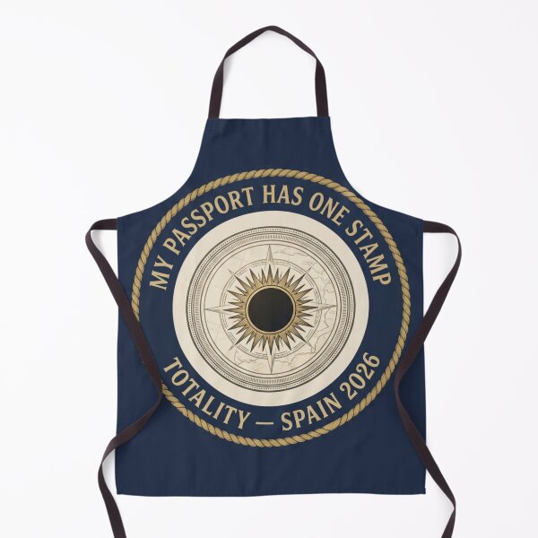 Item preview, My Passport Has One Stamp Totality Eclipse Badge designed and sold by CalmCapy Co.
