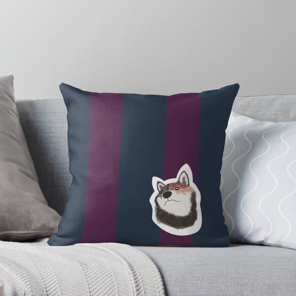 Item preview, Thick stripe (midnight, wine) with Shiba Inu designed and sold by ShibaCruise-On.