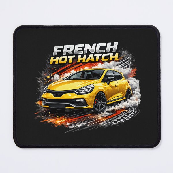 Item preview, French Hot Hatch Yellow Car Sport designed and sold by Vanessee.
