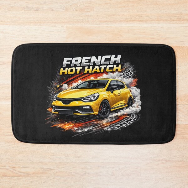 Item preview, French Hot Hatch Yellow Car Sport designed and sold by Vanessee.