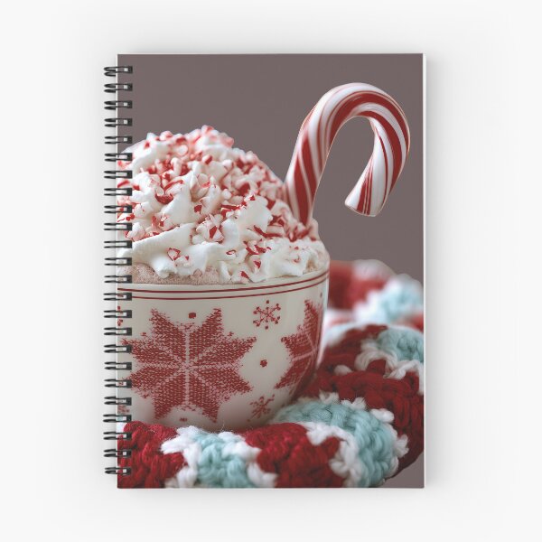 Item preview, Cozy Peppermint Hot Cocoa Holiday Drink Art designed and sold by colorful-white.