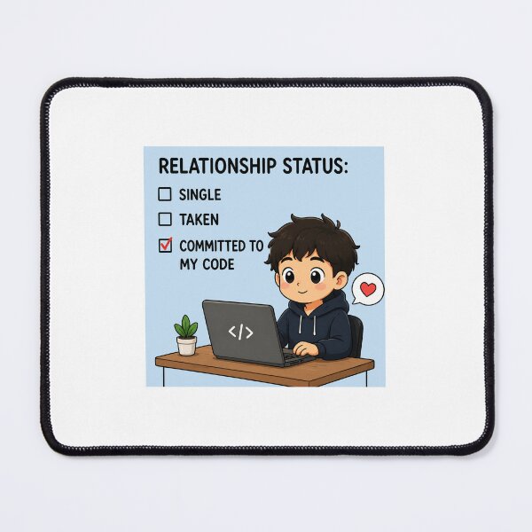 Item preview, Committed to My Code | Funny Programmer Relationship Status designed and sold by Wear-Styles.