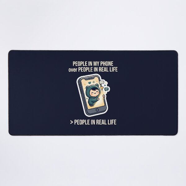 Item preview, Introvert Humor Smartphone Screen Online Friends designed and sold by SplashTastic.