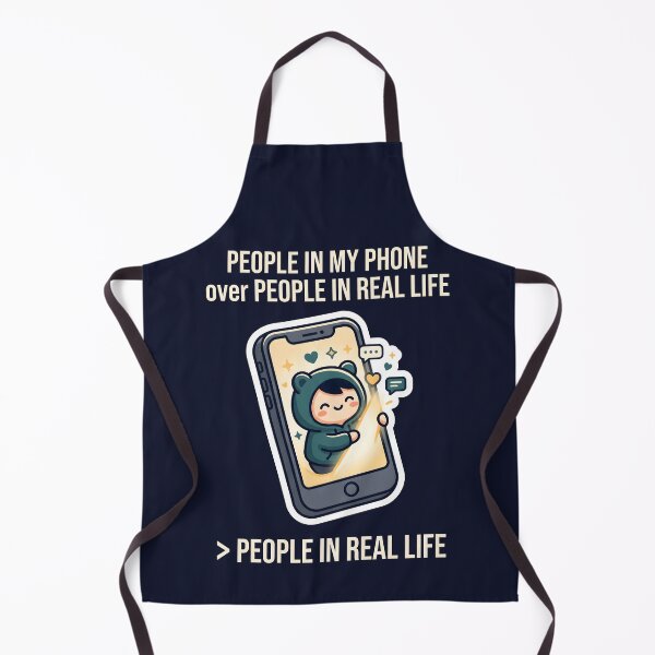 Item preview, Introvert Humor Smartphone Screen Online Friends designed and sold by SplashTastic.