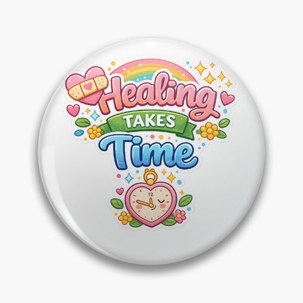 Item preview, Healing Takes Time Affirmation Sticker designed and sold by AuudiVasustudio.