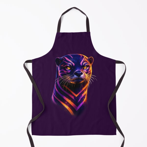 Item preview, Neon Otter Cyberpunk Animal Trippy Synthwave Poster designed and sold by K Design Store.