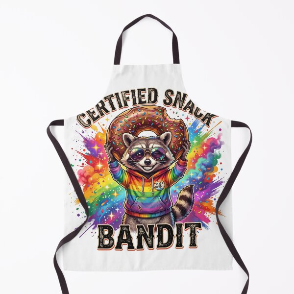 Item preview, Certified Snack Bandit Raccoon T-Shirt | Funny Rainbow Raccoon Donut Graphic | Cute Colorful Animal Art designed and sold by RBToper.