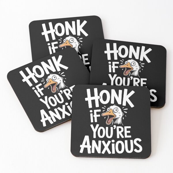 Item preview, Honk if You're Anxious Funny Sarcastic Anxiety Gift designed and sold by Say It With Ink.