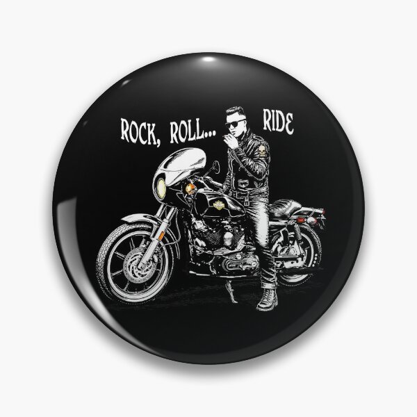 Item preview, Rock Roll Ride Cafe Drifter Dark Background designed and sold by Larry Oates.