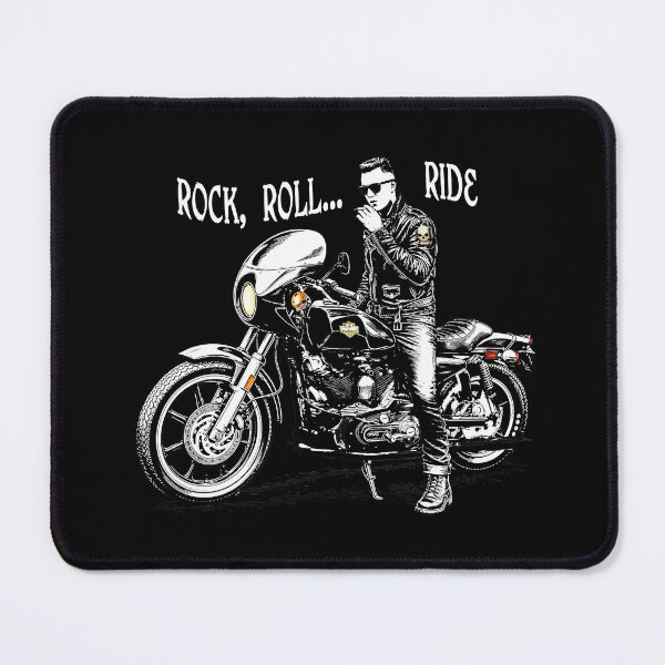 Item preview, Rock Roll Ride Cafe Drifter Dark Background designed and sold by Larry Oates.