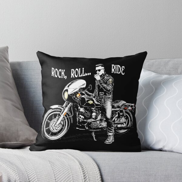 Item preview, Rock Roll Ride Cafe Drifter Dark Background designed and sold by Larry Oates.