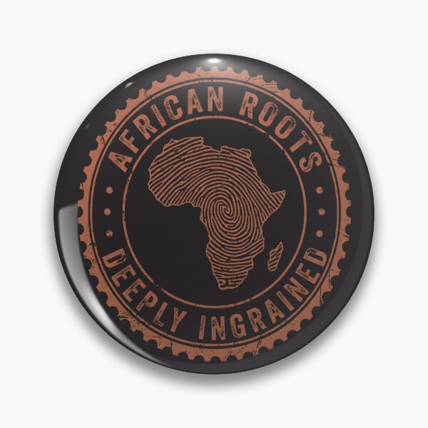 Item preview, African Roots Map Fingerprint Cultural Heritage designed and sold by SplashTastic.